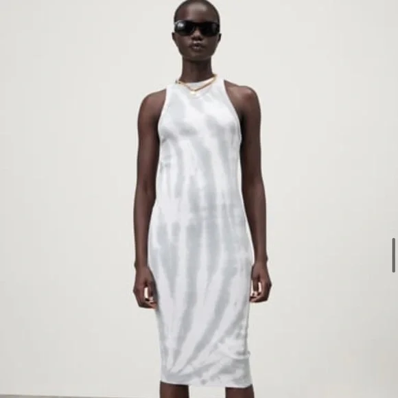 Zara | Dresses | Tie Dye Ribbed Dress | Poshmark